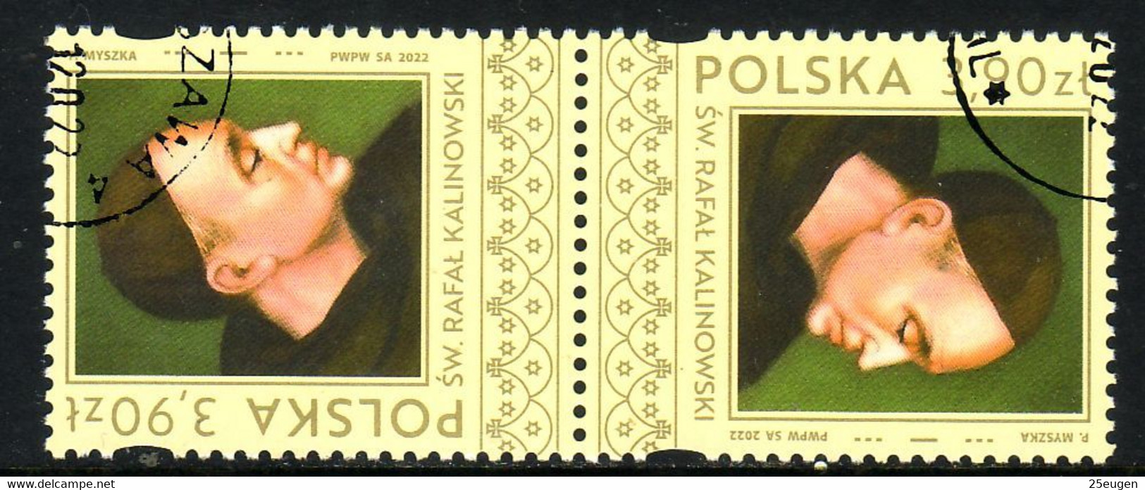 POLAND 2022 Michel No 5409 Tete Beche USED - Used Stamps