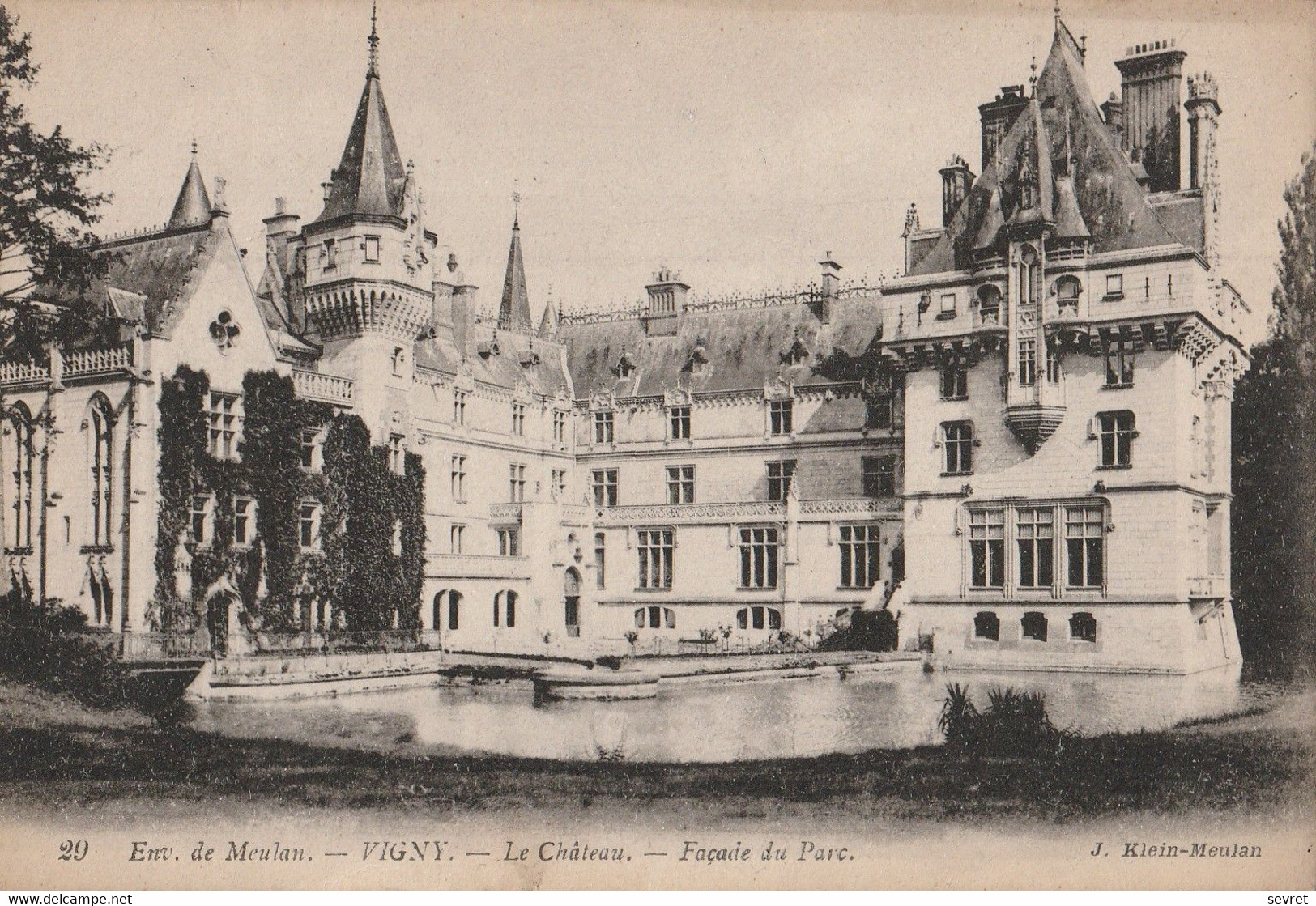 VIGNY. - Le Château - Façade Du Parc - Vigny