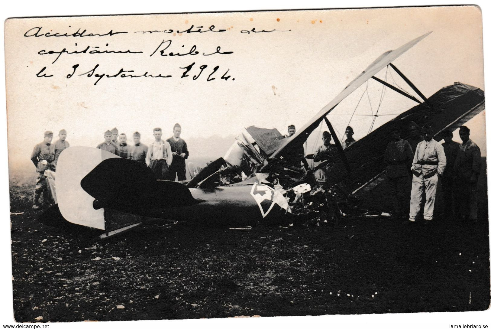 54, Nancy, Aviation, Accident D'avion Mortel Du Capitaine Reibel Le 3 Septembre 1924 - Ongevalen