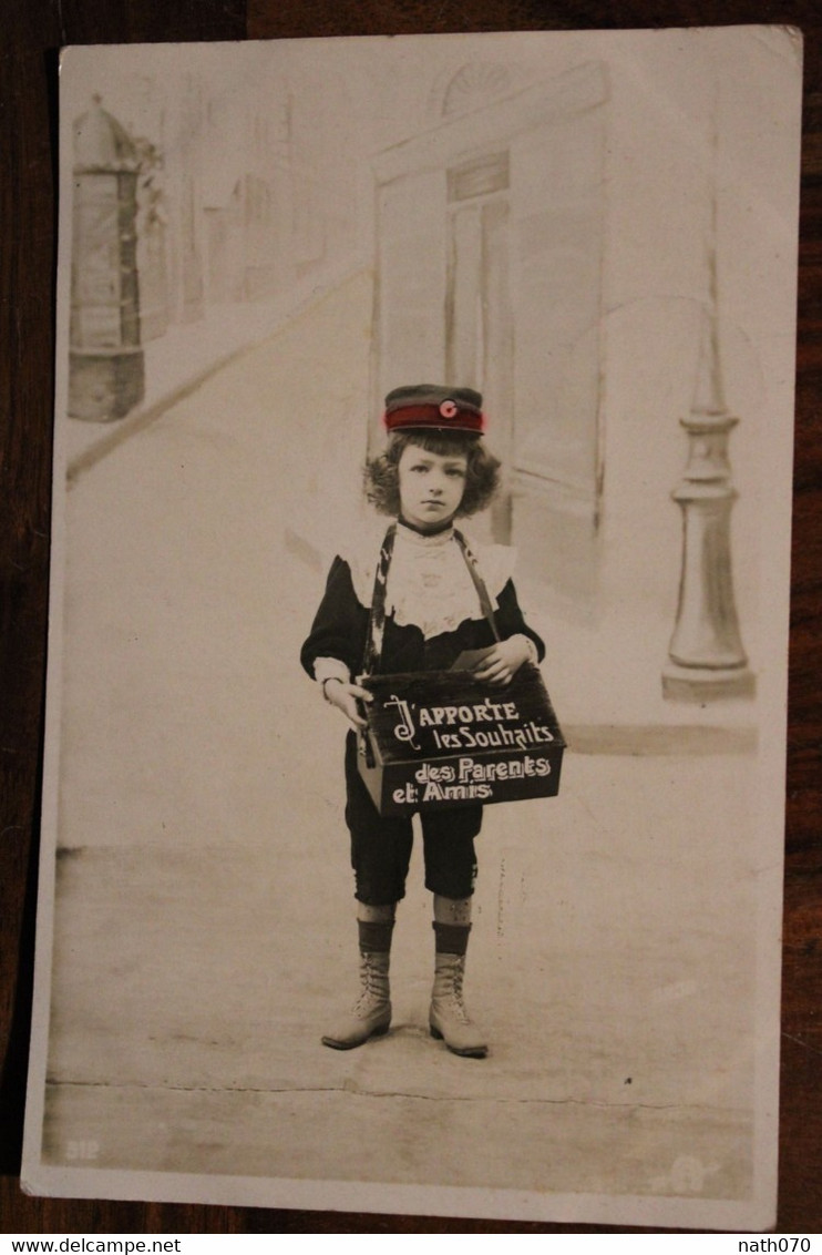 AK 1906 Cpa Enfant Alsacien Elsass Portrait Alsace Facteur Kind - Portraits