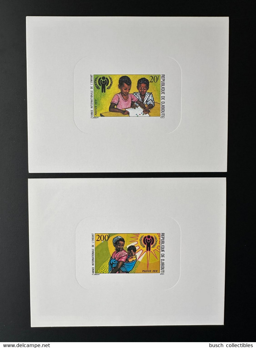 Djibouti 1979 Mi. 241 - 242 Epreuve De Luxe Proof Année Internationale De L'enfant Year Child Jahr Kindes - Gibuti (1977-...)