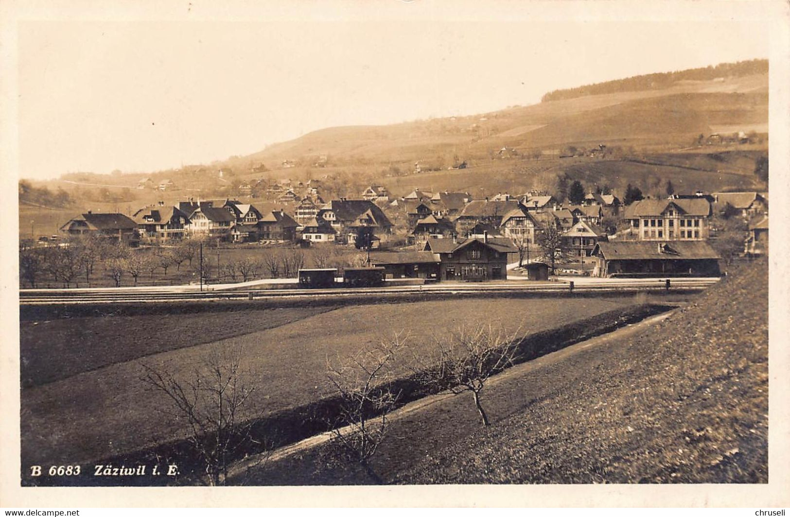 Zäziwil Bahnhof Eisenbahn - Zäziwil