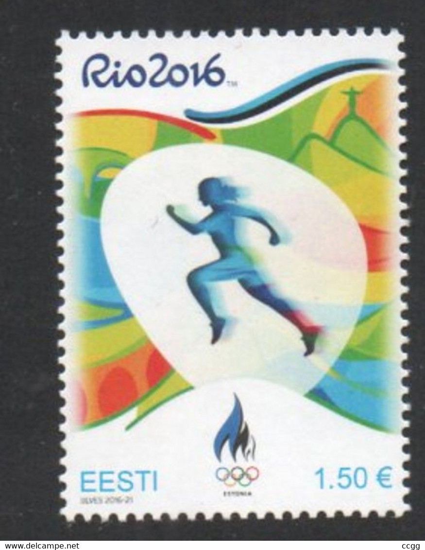 Olympische Spelen  2016 , Estland - Zegel  Postfris - Eté 2016: Rio De Janeiro