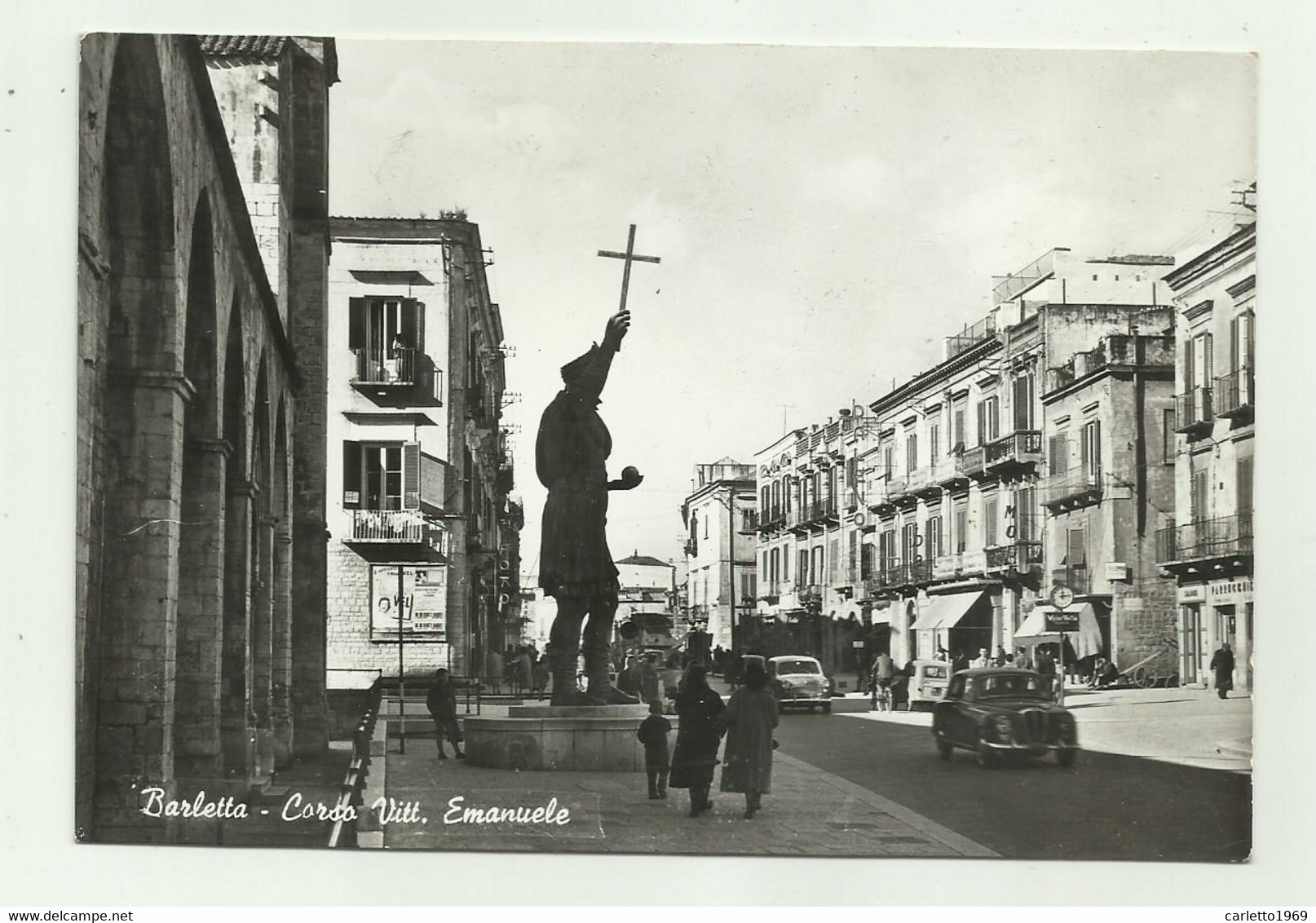 BARLETTA - CORSO VITT.EMANUELE  - VIAGGIATA FG - Barletta