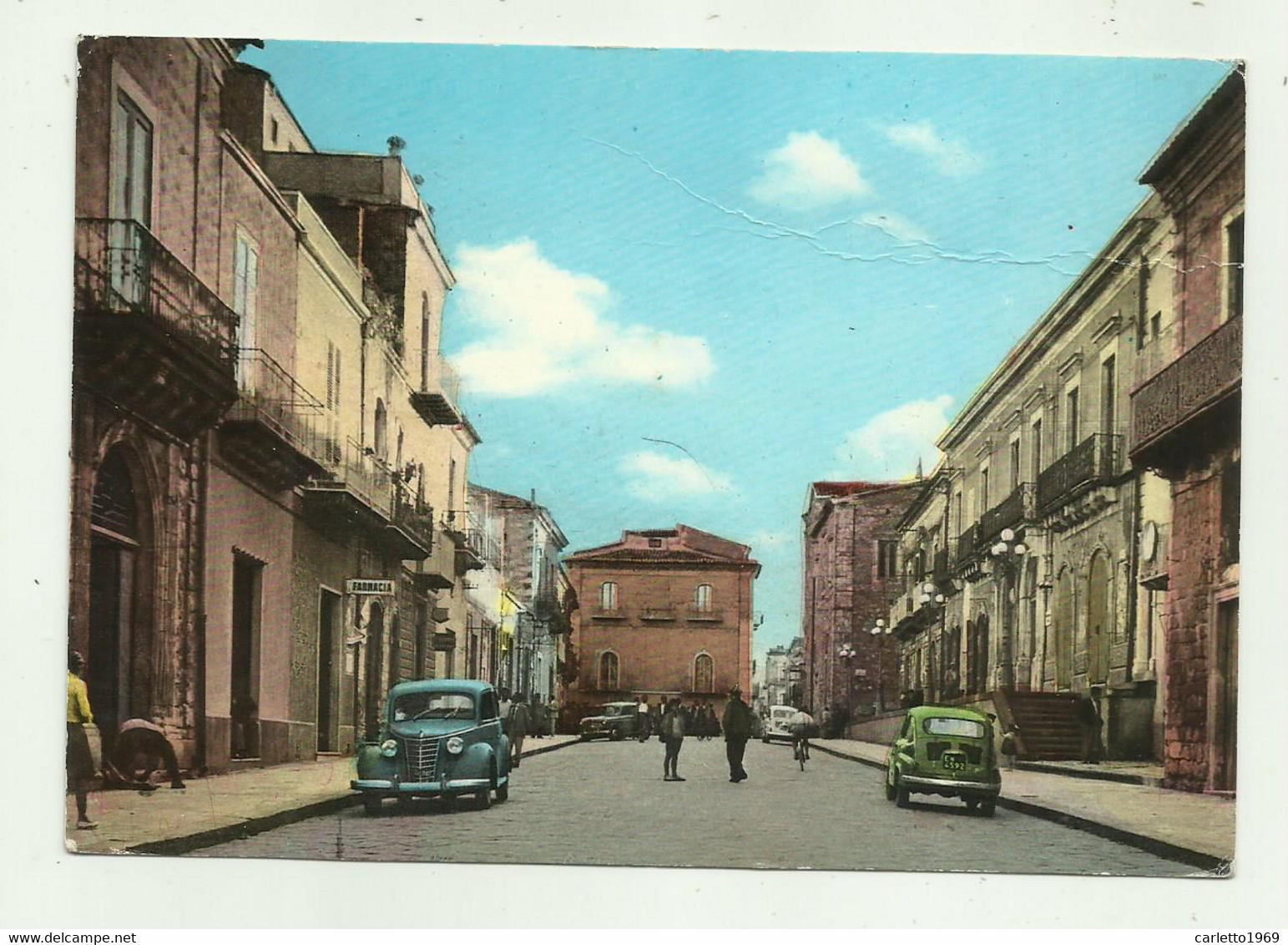 VALGUARNERA - PIAZZA DELLA REPUBBLICA  - VIAGGIATA FG - Enna