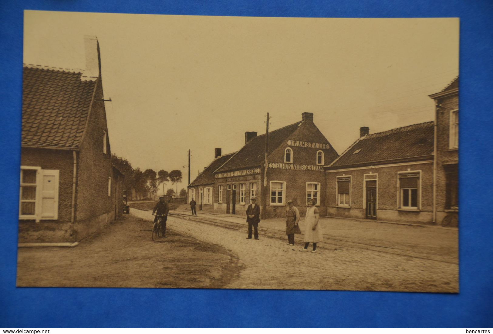 Middelburg (Vlanderen) Kasteelstraat Animée Et Tramstatie - Maldegem