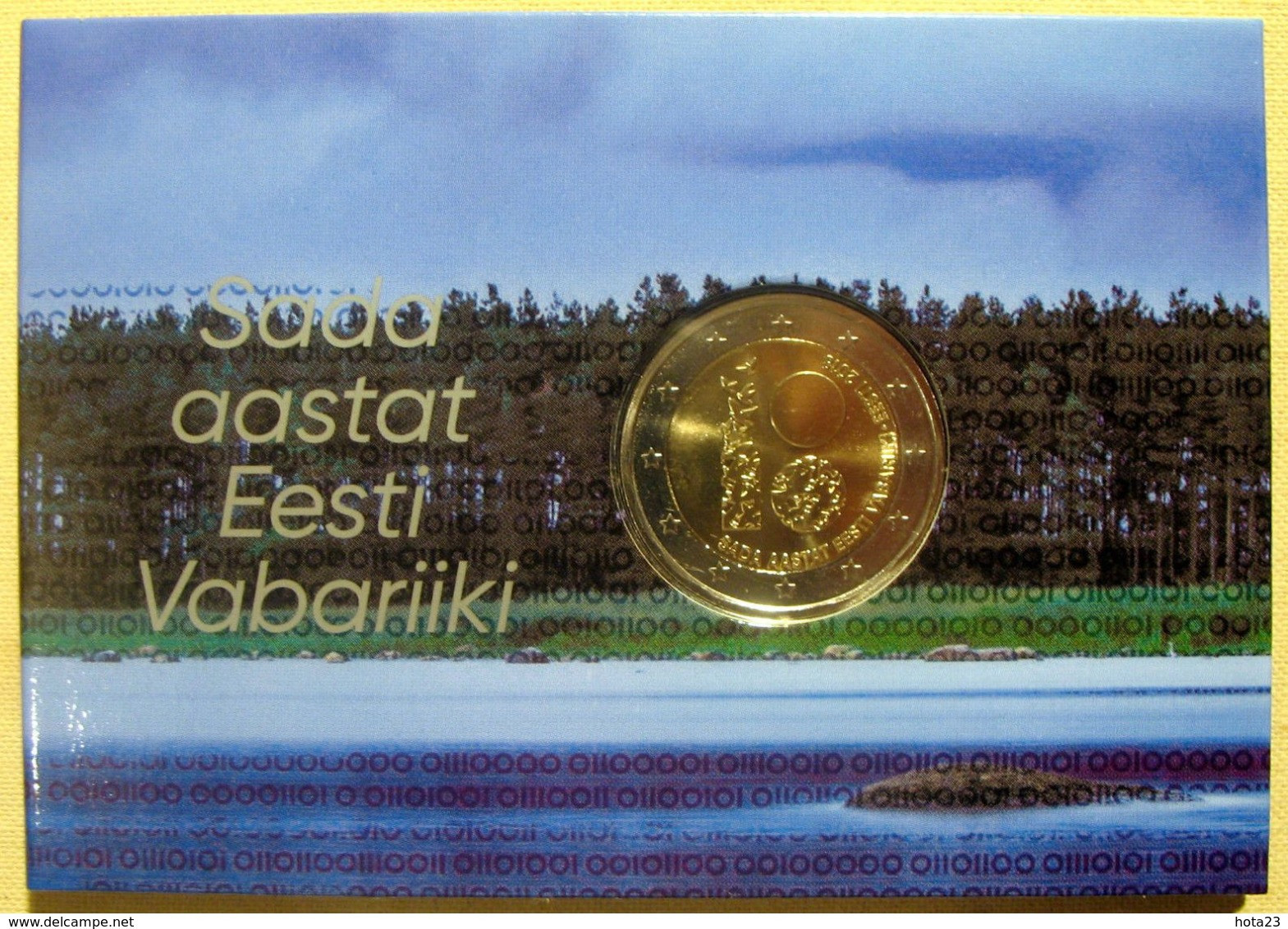 ESTLAND ESTONIA 2018 - 2 EURO 100 Jahre REPUBLIC COIN CARD UNZ - Estonie
