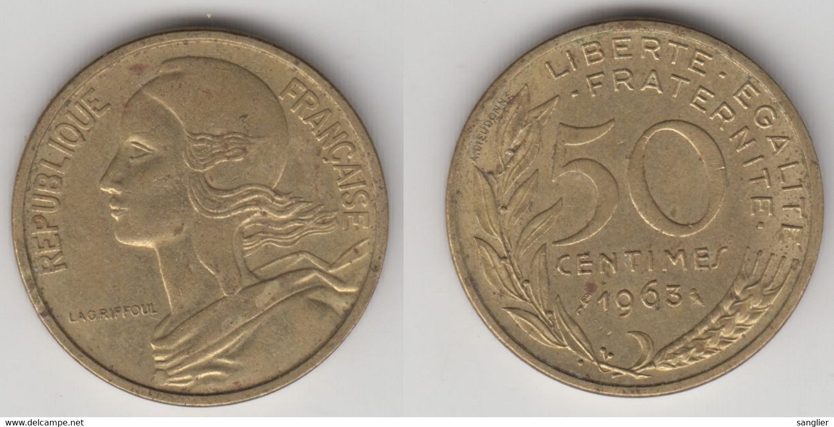 50 CENTIMES 1963 4 PLIS - 50 Centimes