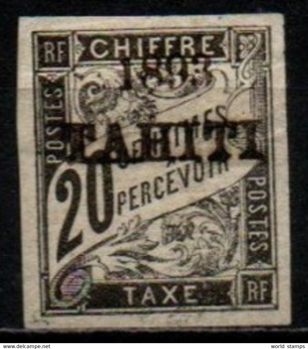 TAHITI 1893 * SIGNE' BRUM PLI-CREASED - Neufs