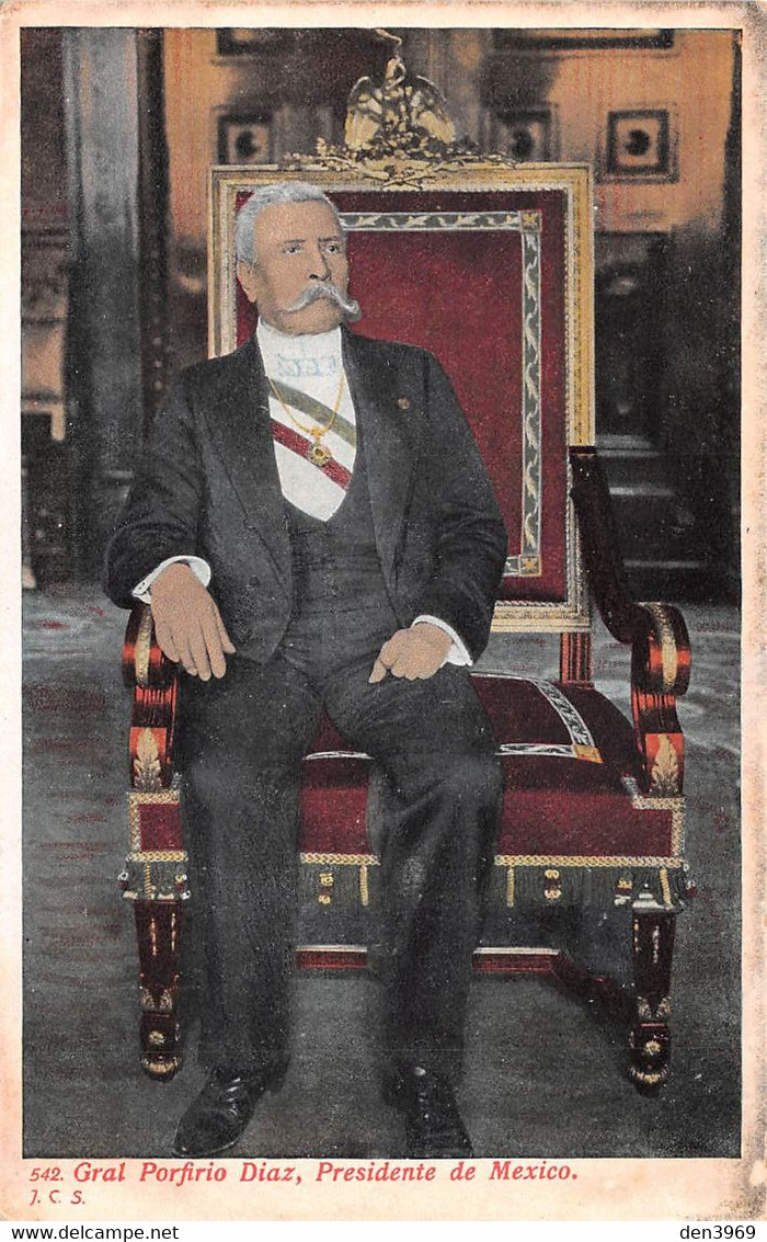 MEXIQUE - Republica Mexicana - Gral Porfirio Diaz, Presidente De Mexico - Mexique