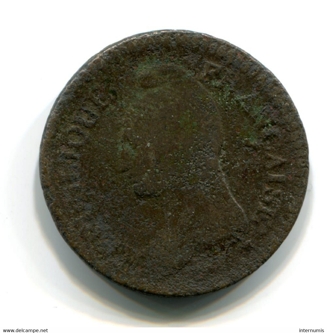 France, 1 Decime, An 7 - D, Dupré, Cuivre (Copper), LYON, TB (F), KM€#644, G.187, F.129/27 - 1795-1799 Direttorio