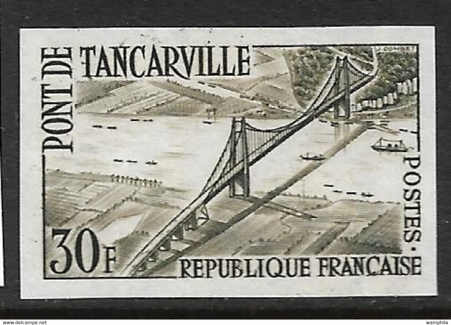 France Essai Non Dentelé N° 1215** Pont De Tancarville. - Farbtests 1945-…