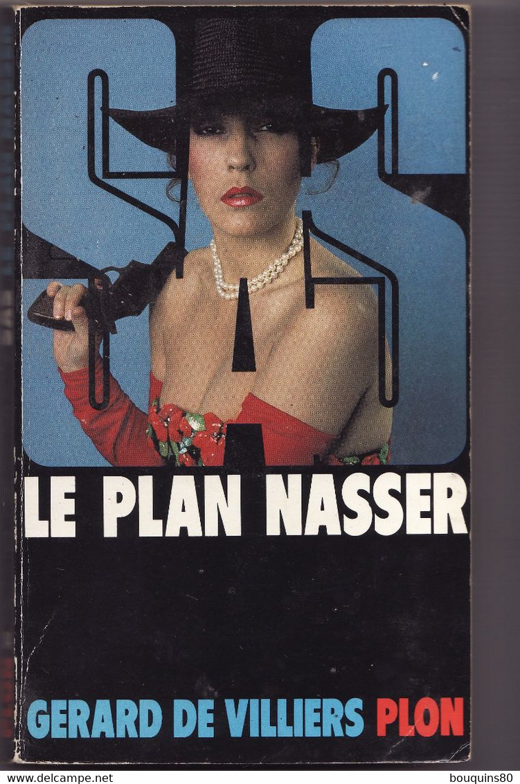 SAS N°84 LE PLAN NASSER GERARD DE VILLIERS 1986 - SAS