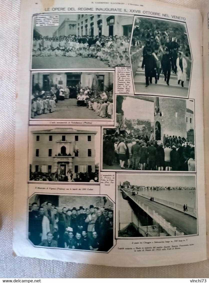 ! - ITALIA -IL GAZZETTINO ILLUSTRATO 1930