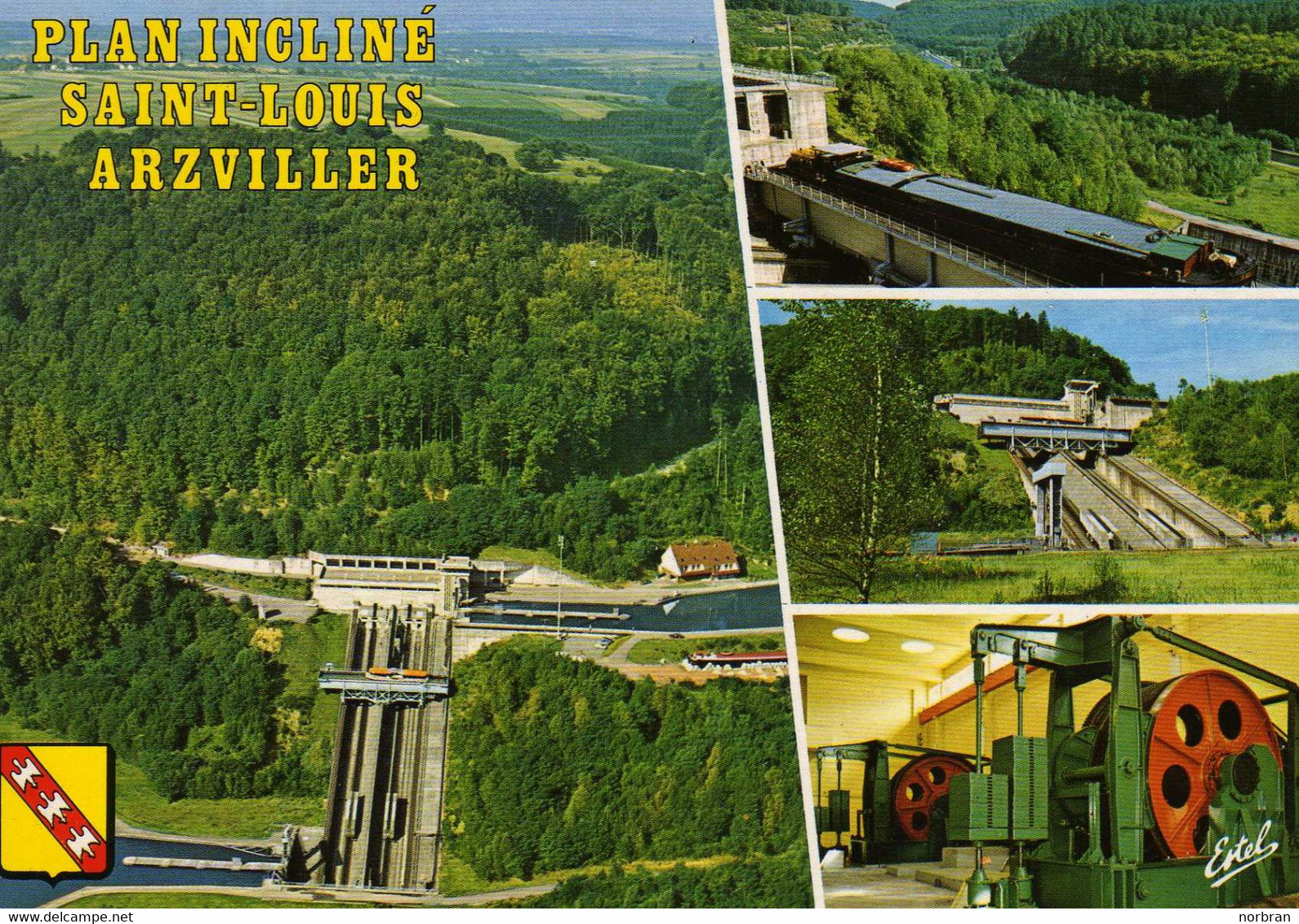 SAINT LOUIS - ARZVILLER - 57 - Moselle - Plan Incliné - Ascenseur à Bateaux - 3 Cartes - Arzviller