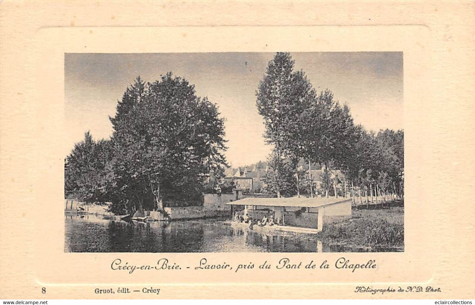 Crécy En Brie          77         Lavoir Près Du Pont De La Chapelle                    (voir Scan) - Other & Unclassified