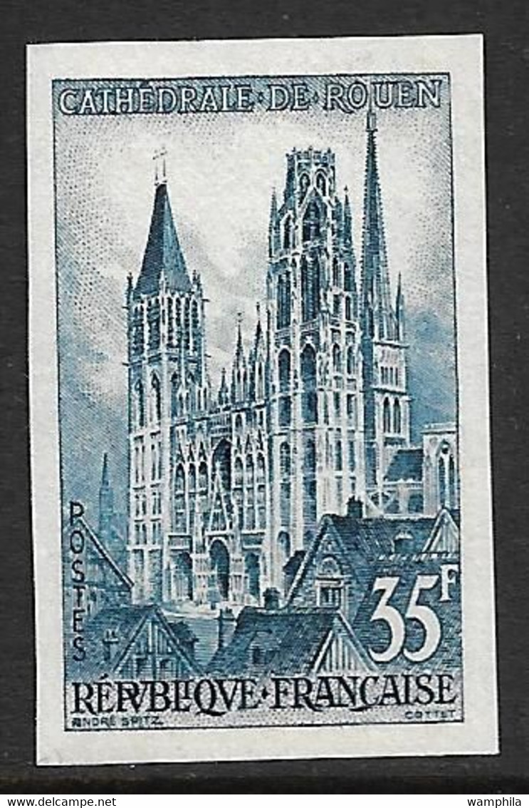 France Essai Non Dentelé N° 1129** Cathédrale De Rouen. - Essais De Couleur 1945-…