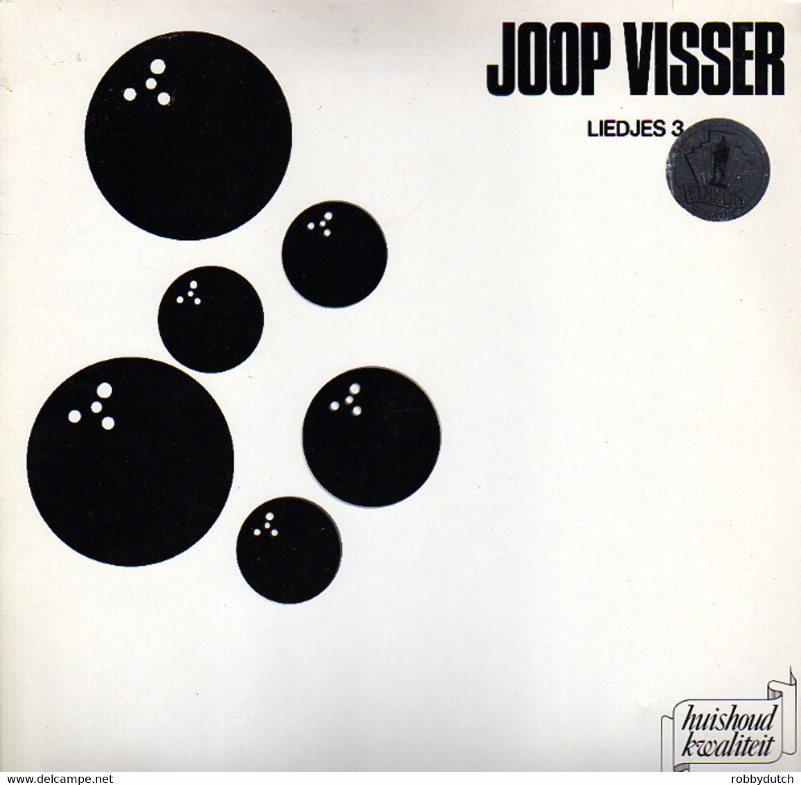 * LP *  JOOP VISSER (Jaap Fischer) - LIEDJES 3 (Holland 1983 EX-) - Autres - Musique Néerlandaise