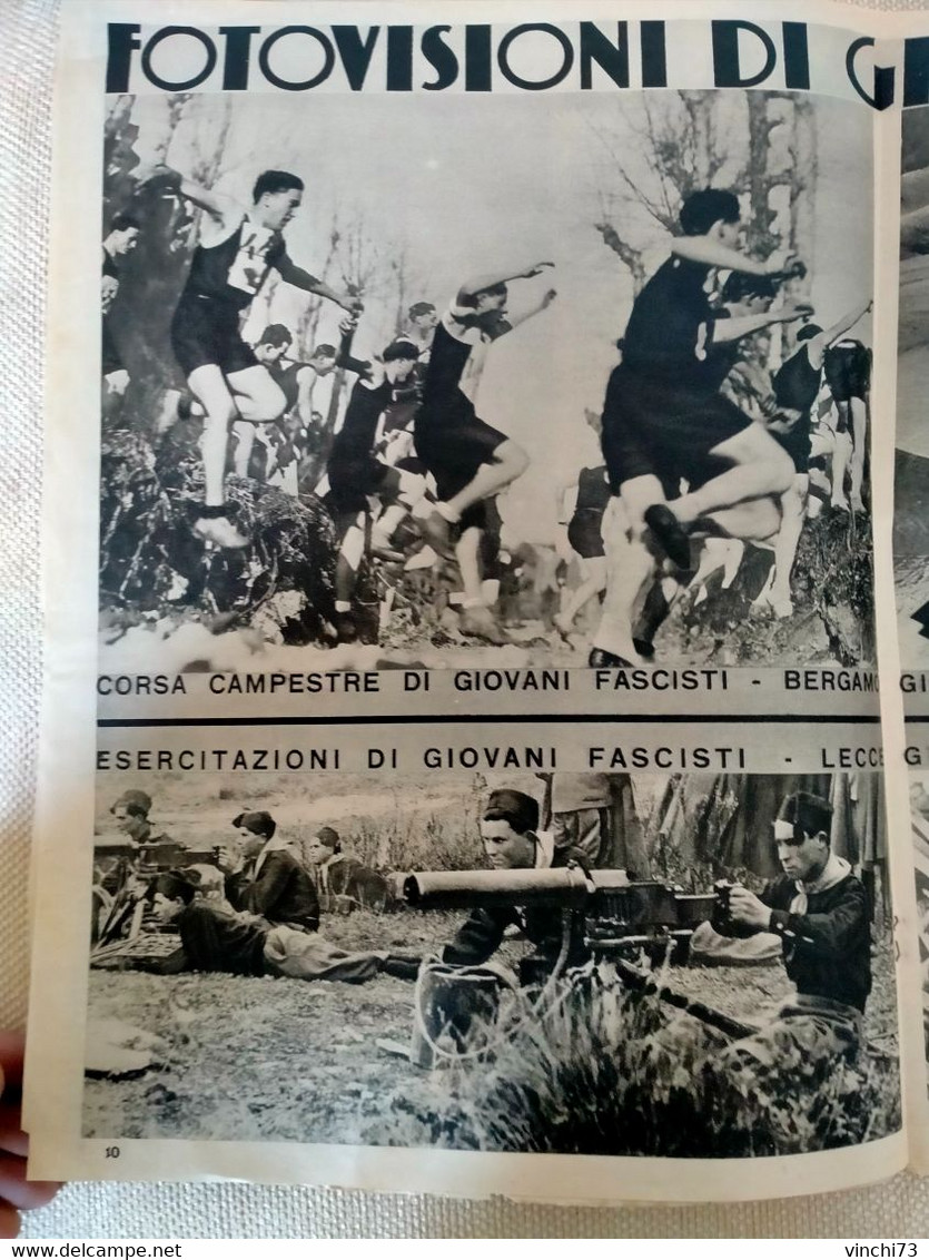 ! - ITALIA -GIOVENTÙ FASCISTA  DEL 1934