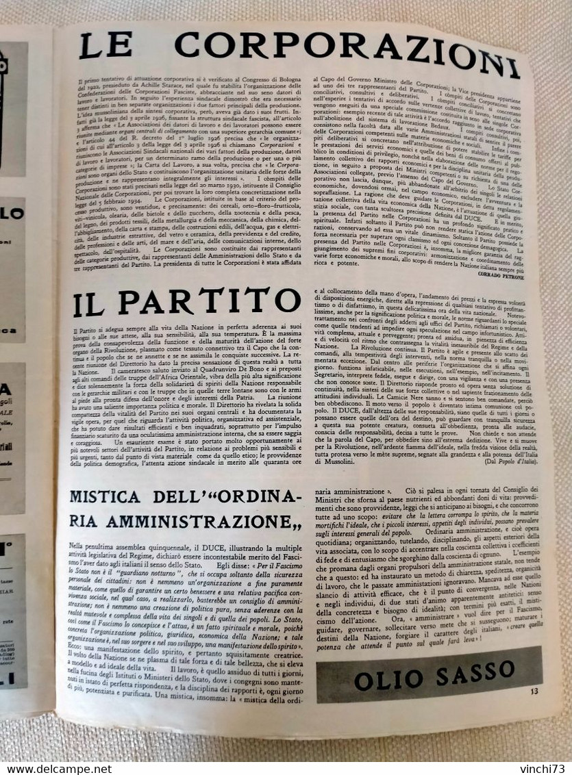 ! - ITALIA -GIOVENTÙ FASCISTA  DEL 1934