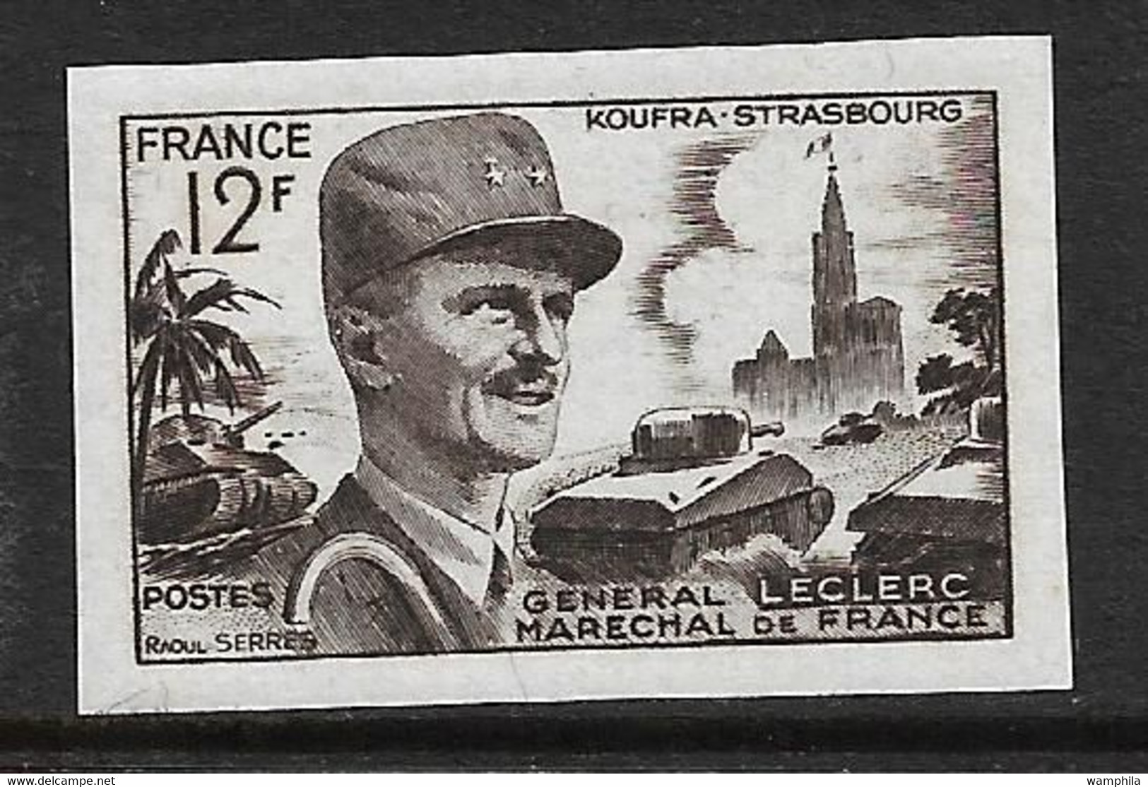 France Essai Non Dentelé N° 984** Maréchal Leclerc. - Color Proofs 1945-…