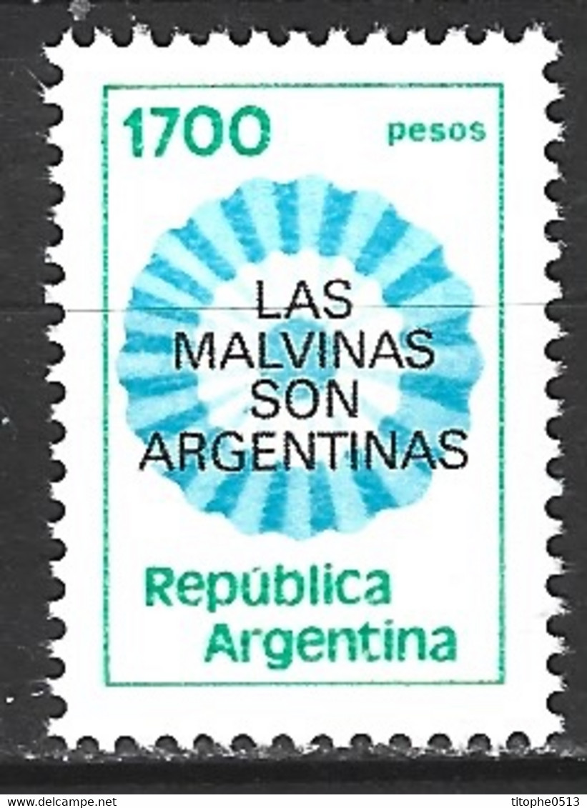 ARGENTINE. N°1288 De 1982. Les Malouines Sont Argentines. - Altri & Non Classificati