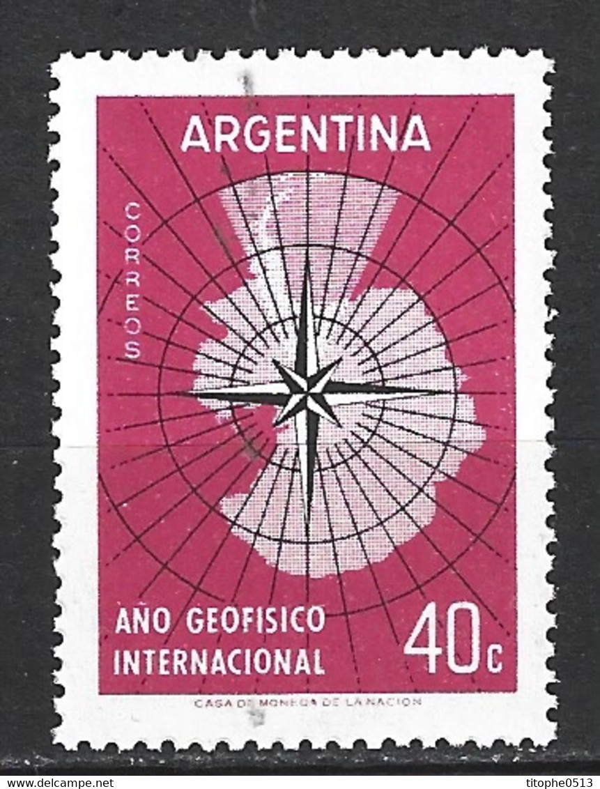 ARGENTINE. N°591 De 1958. Année Géophysique Internationale. - Año Geofísico Internacional