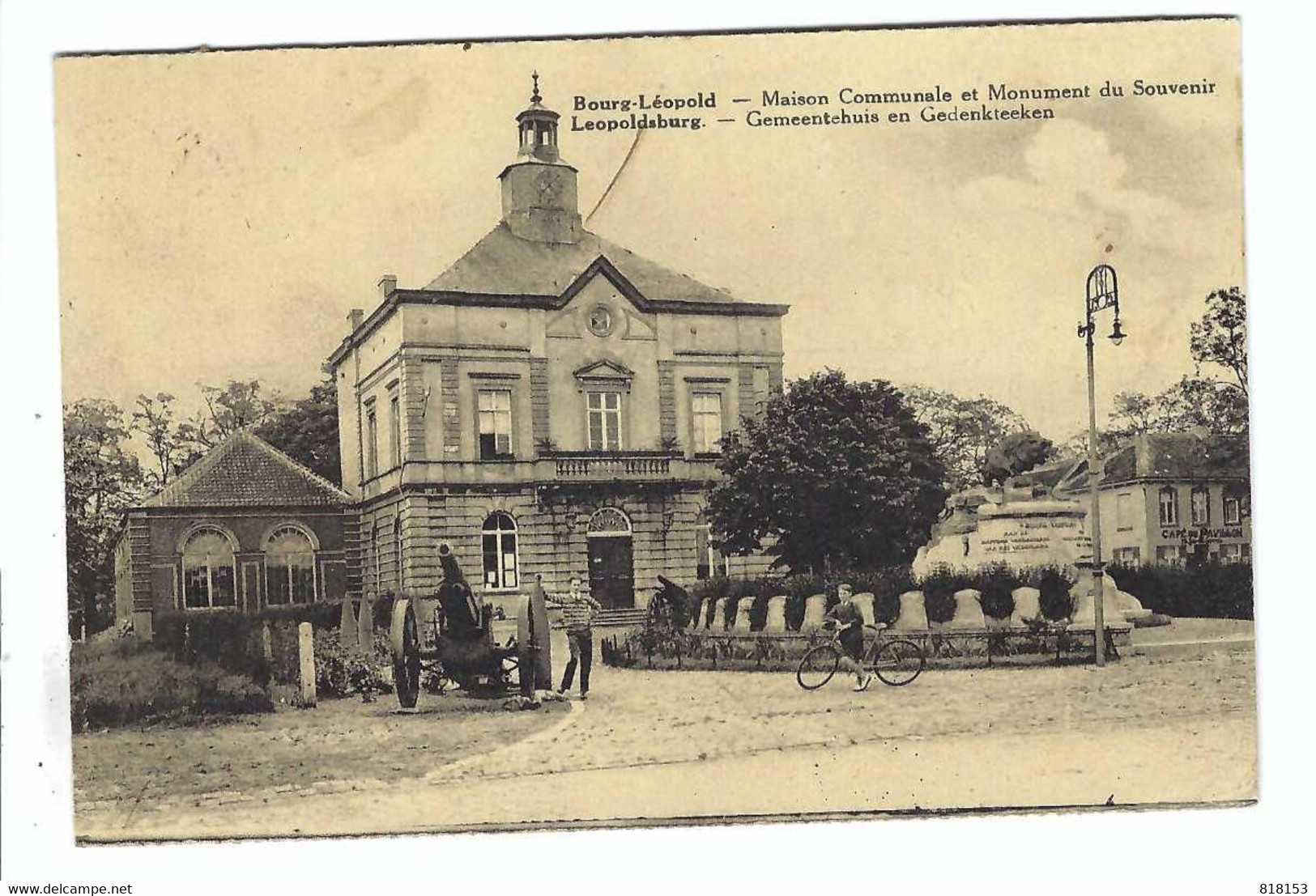 Leopoldsburg   -   Gemeentehuis En Gedenkteeken 1933 - Leopoldsburg