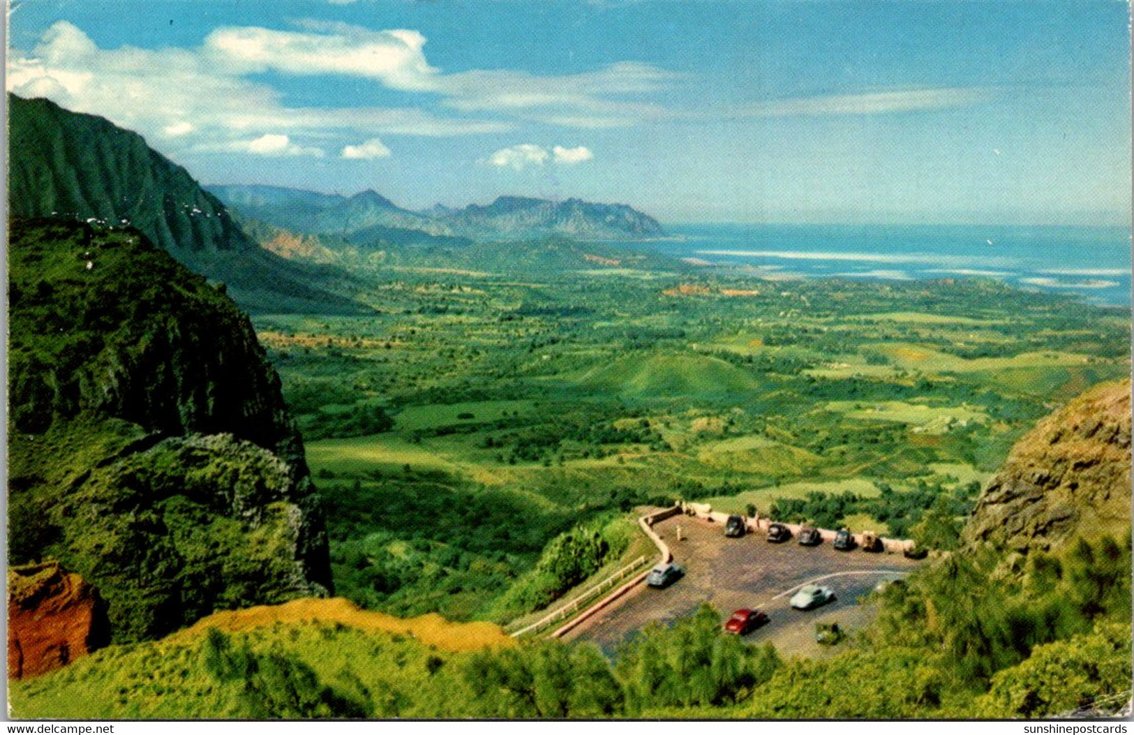 Hawaii Oahu Nuuanu Pali Panoramic View 1972 - Oahu