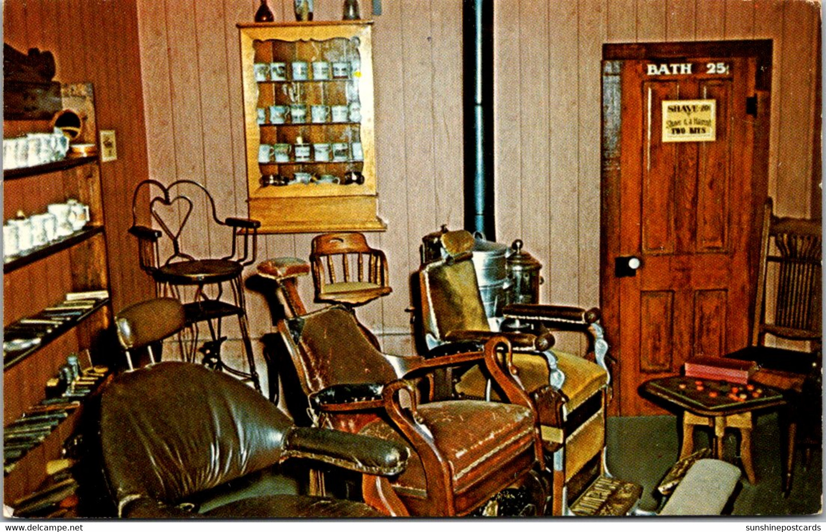 Nebraska Minden Harold Warp's Pioneer Village Barber Shop Of Bygone Days - Sonstige & Ohne Zuordnung