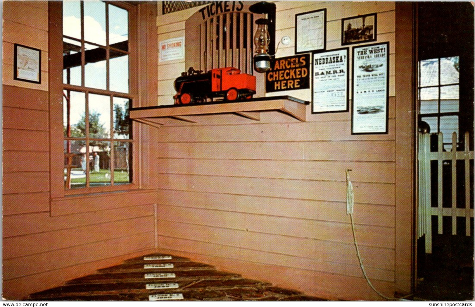 Nebraska Minden Harold Warp's Pioneer Village Old Lowell Depot - Altri & Non Classificati