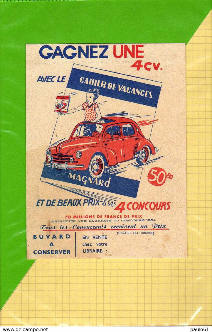 BUVARD &amp; Blotting Paper :  Gagnez Une 4 CV - Auto's