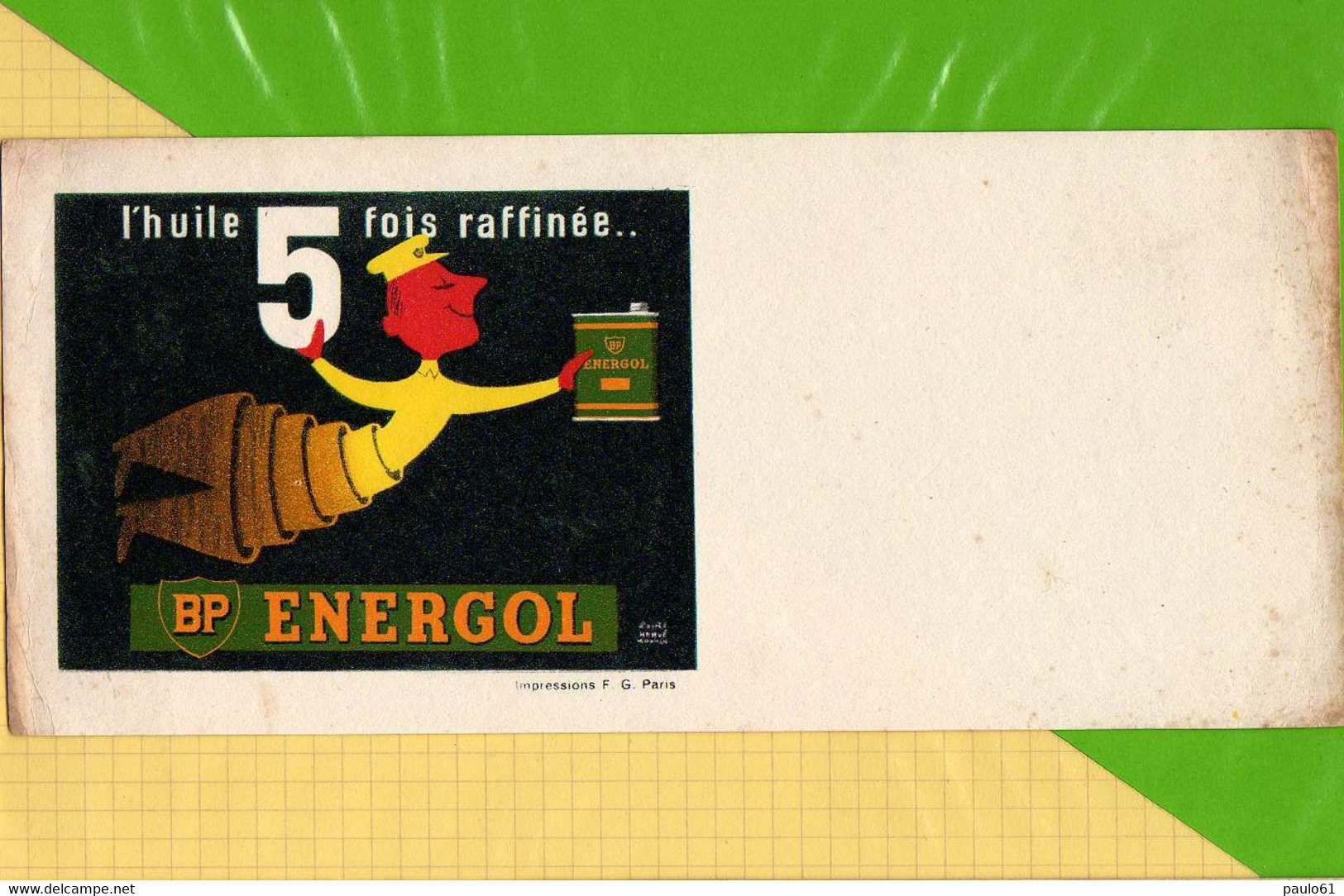 BUVARD & Blotting Paper : ENERGOL BP 5 Fois Raffinée - Auto's