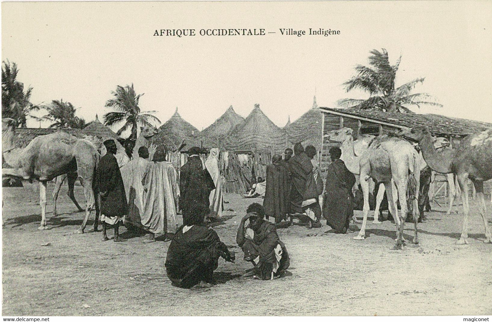 CPA -Afrique Occidentale - Village Indigène - Niños