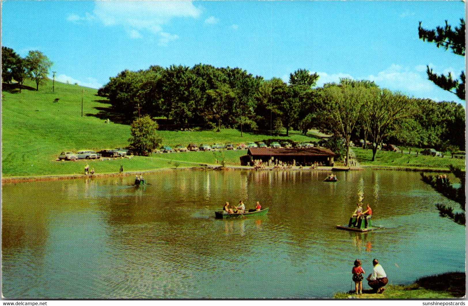 West Virginia Wheeling Oglebay Park Schenk Lake Stocked With Rainbow Trout Bass And Channel Catfish - Wheeling