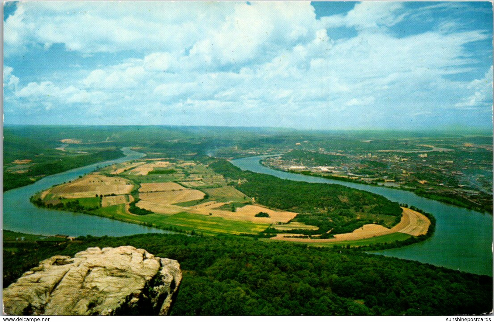 Tennessee Chattanooga Lookout Mountain Moccasin Bend Seen From Point Lookout - Chattanooga