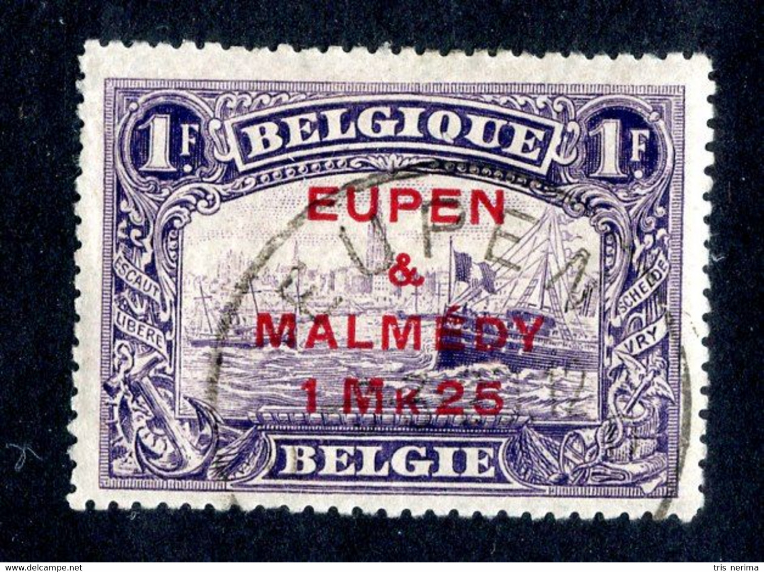 18190 Belgium Occ 1920 Mi.7 Used ( All Offers 20% Off! ) - OC55/105 Eupen & Malmédy