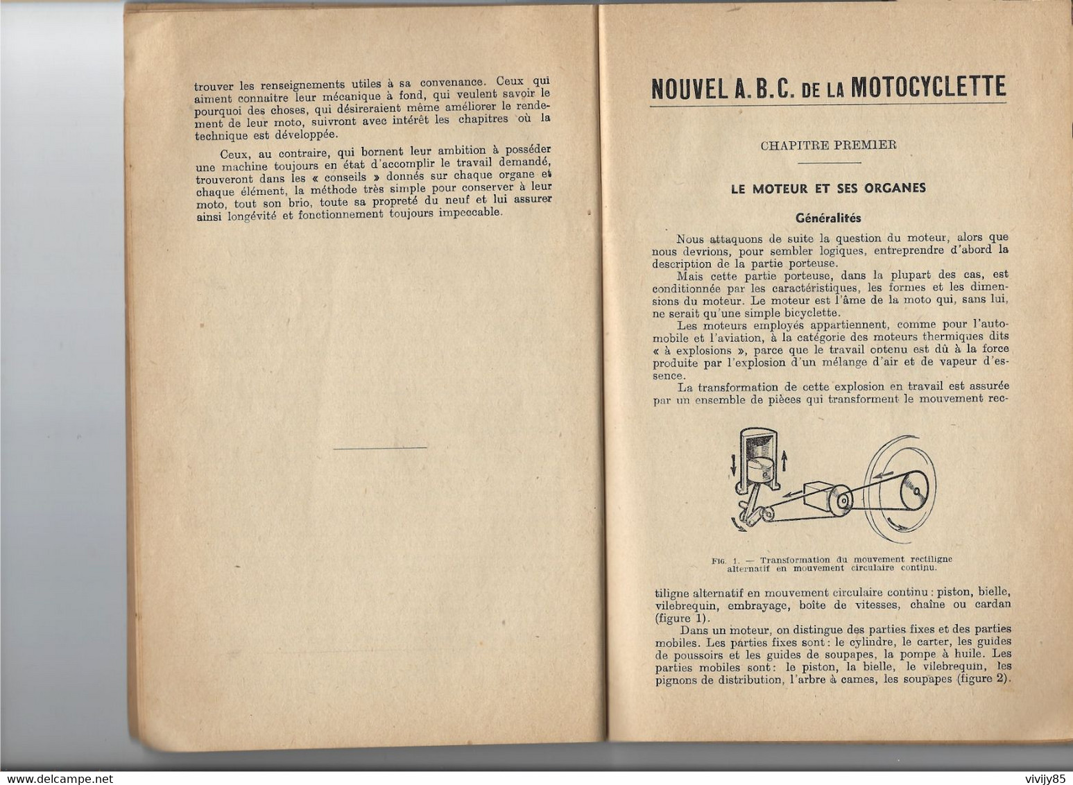 Livre Ancien De 60 Pages " Nouvel A.B.C. De La MOTOCYCLETTE " Par Mmax End - Motorfietsen