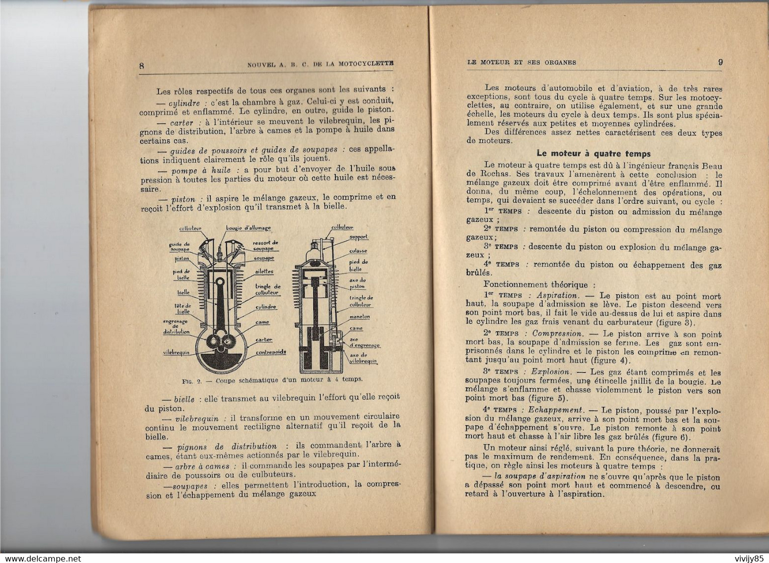 Livre Ancien De 60 Pages " Nouvel A.B.C. De La MOTOCYCLETTE " Par Mmax End - Moto