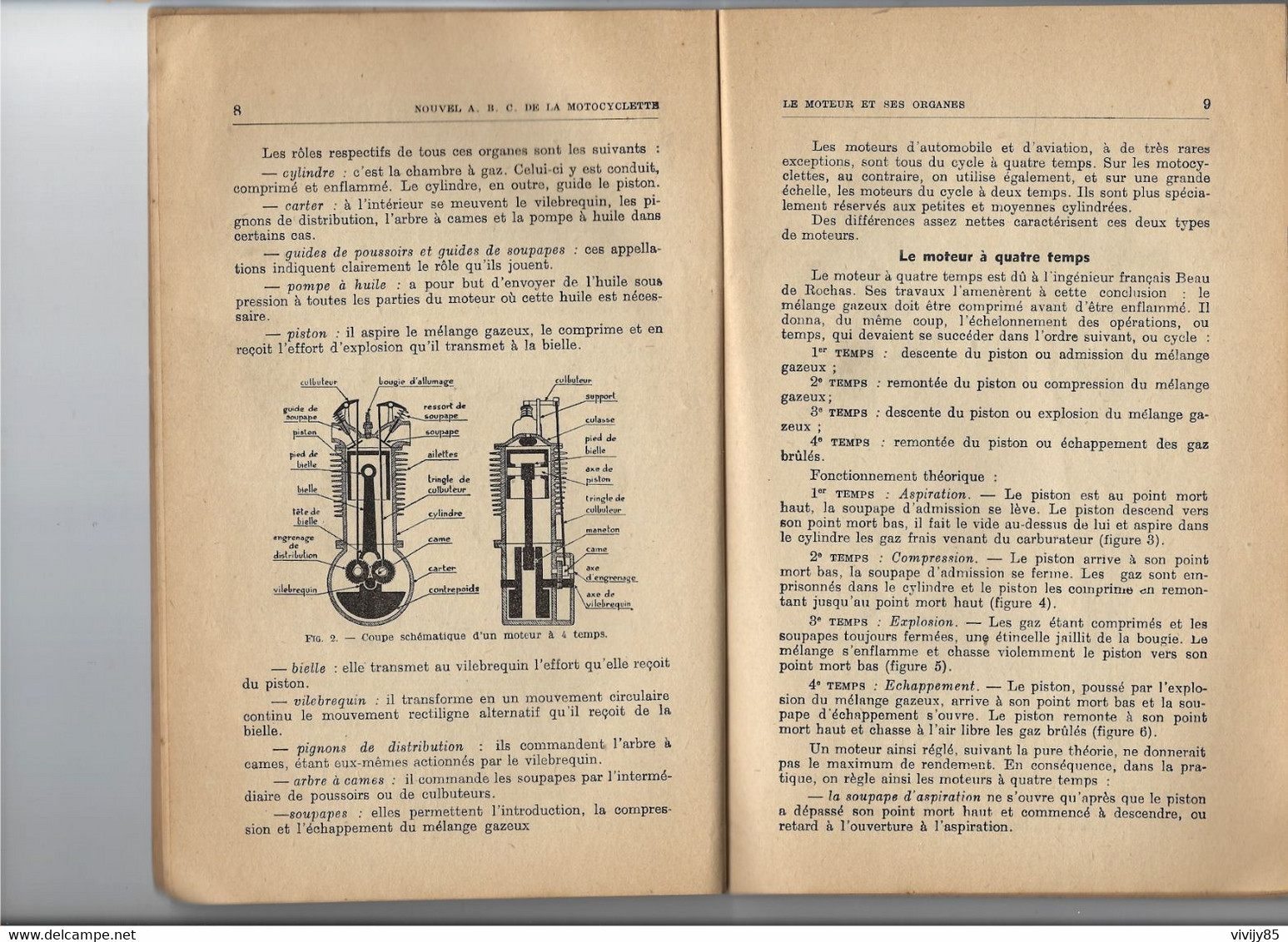 Livre Ancien De 60 Pages " Nouvel A.B.C. De La MOTOCYCLETTE " Par Mmax End - Motorrad