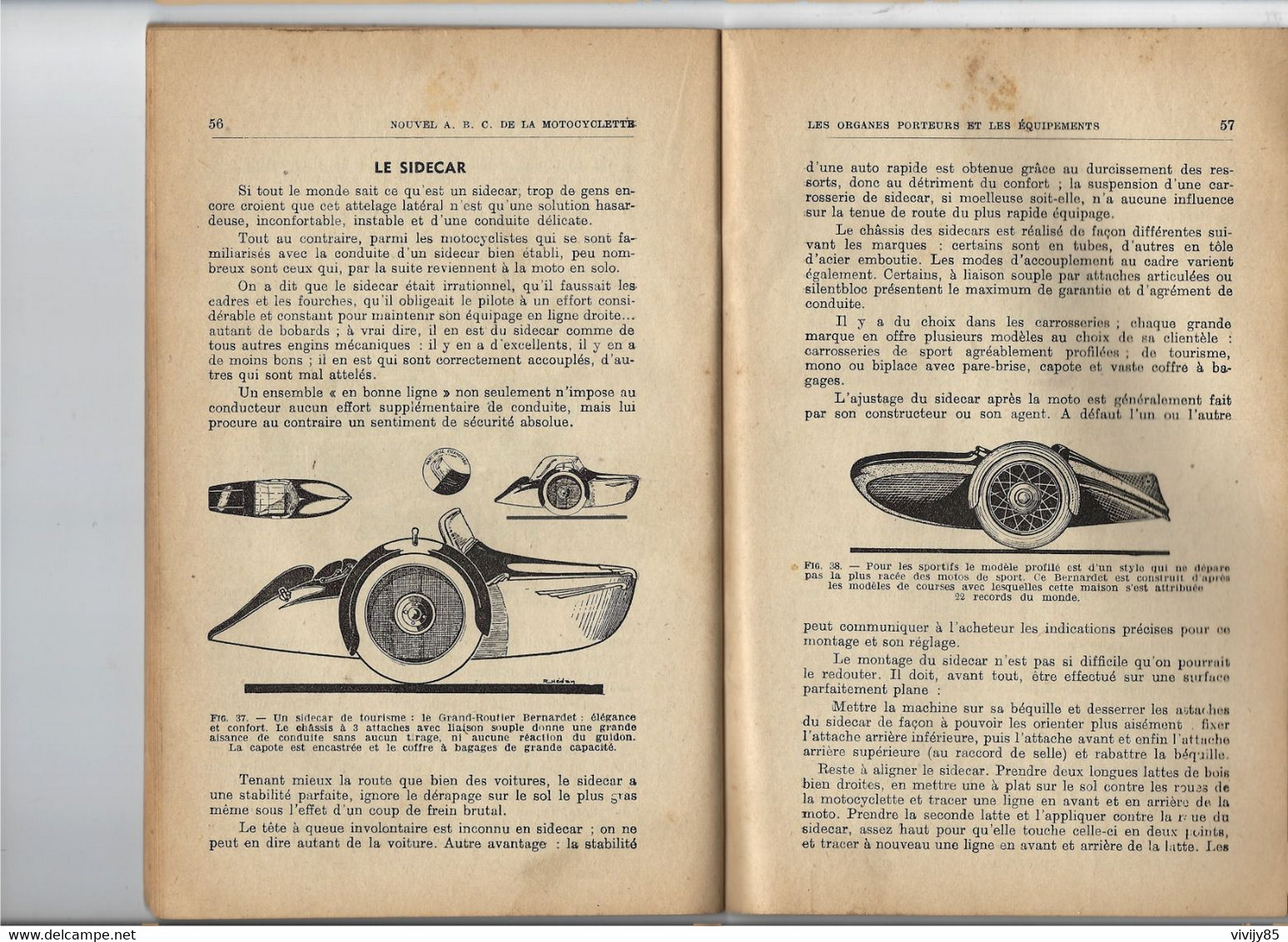 Livre ancien de 60 pages " Nouvel A.B.C. de la MOTOCYCLETTE " par Mmax End