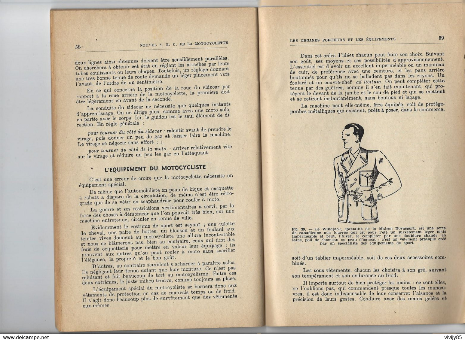 Livre ancien de 60 pages " Nouvel A.B.C. de la MOTOCYCLETTE " par Mmax End