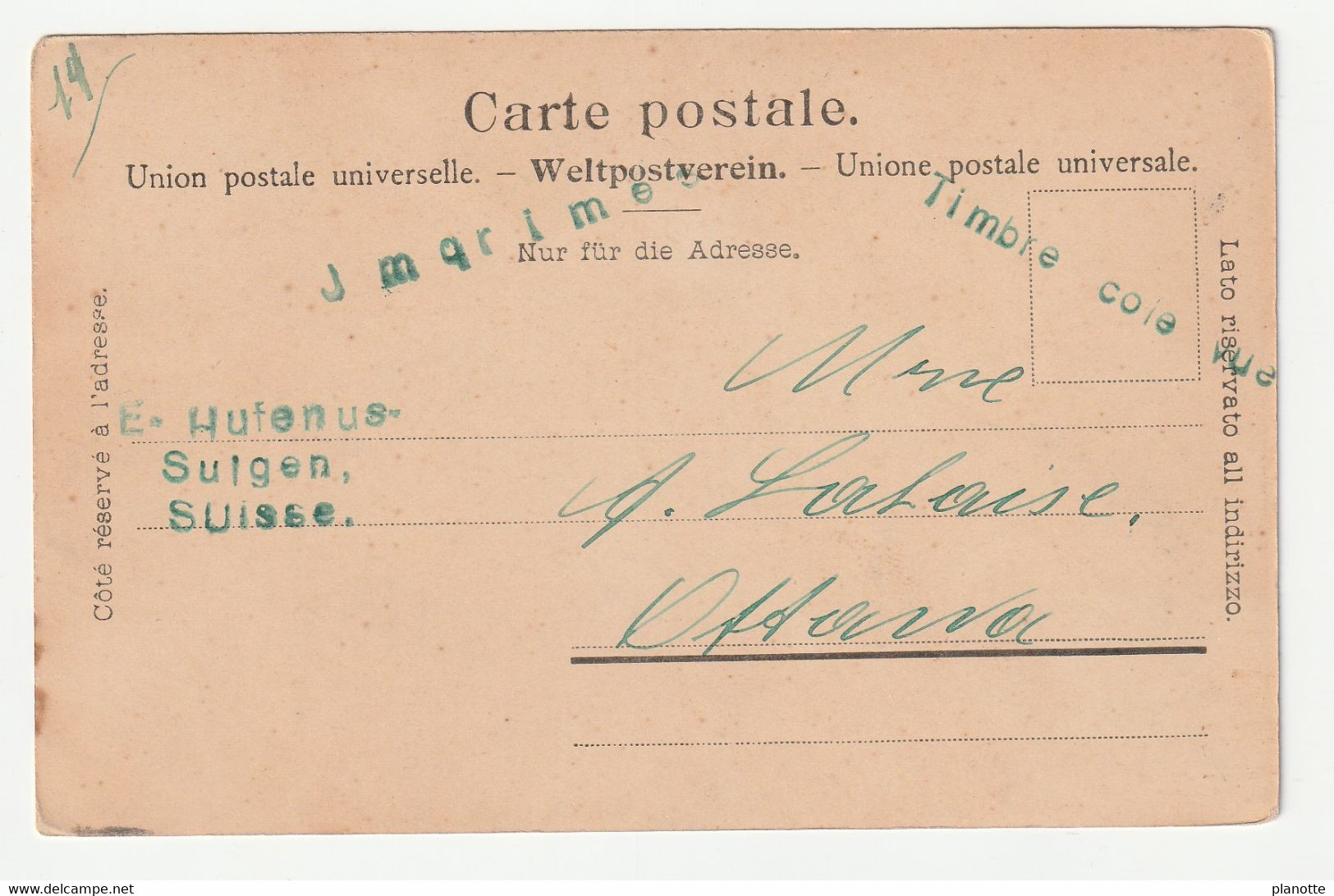 Partie An Der Poststrass Von Weesen Nach Amden - CPA 1900s - Amden