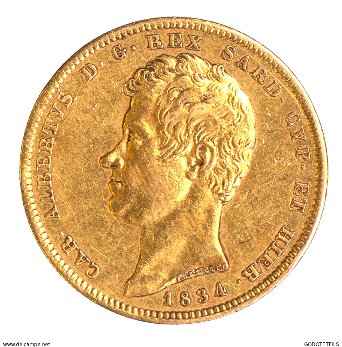 Royaume De Sardaigne-100 Lire Charles Albert 1834 Turin - Other & Unclassified