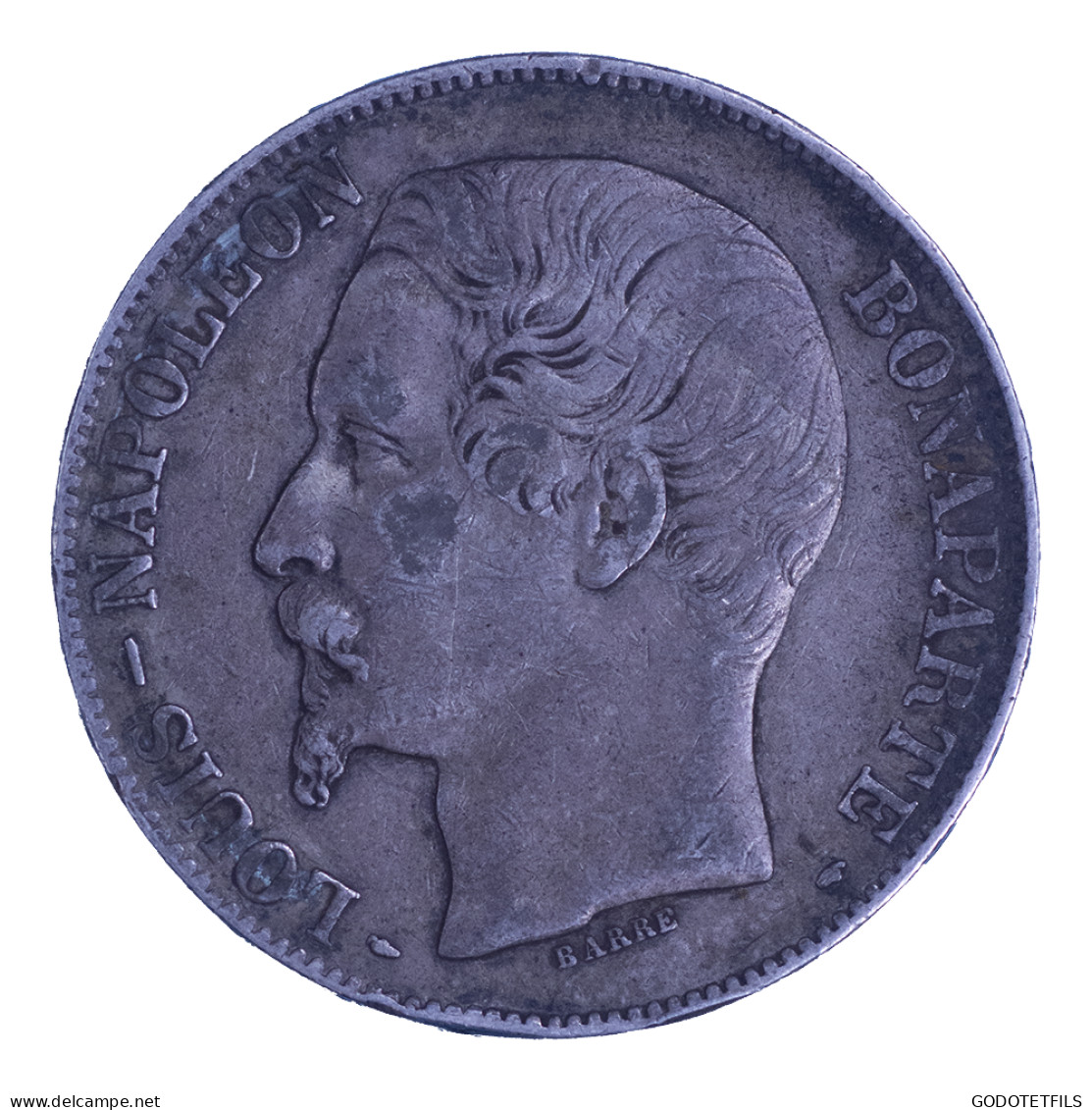 Louis Napoléon Bonaparte-5 Francs 1852 Paris - 5 Francs