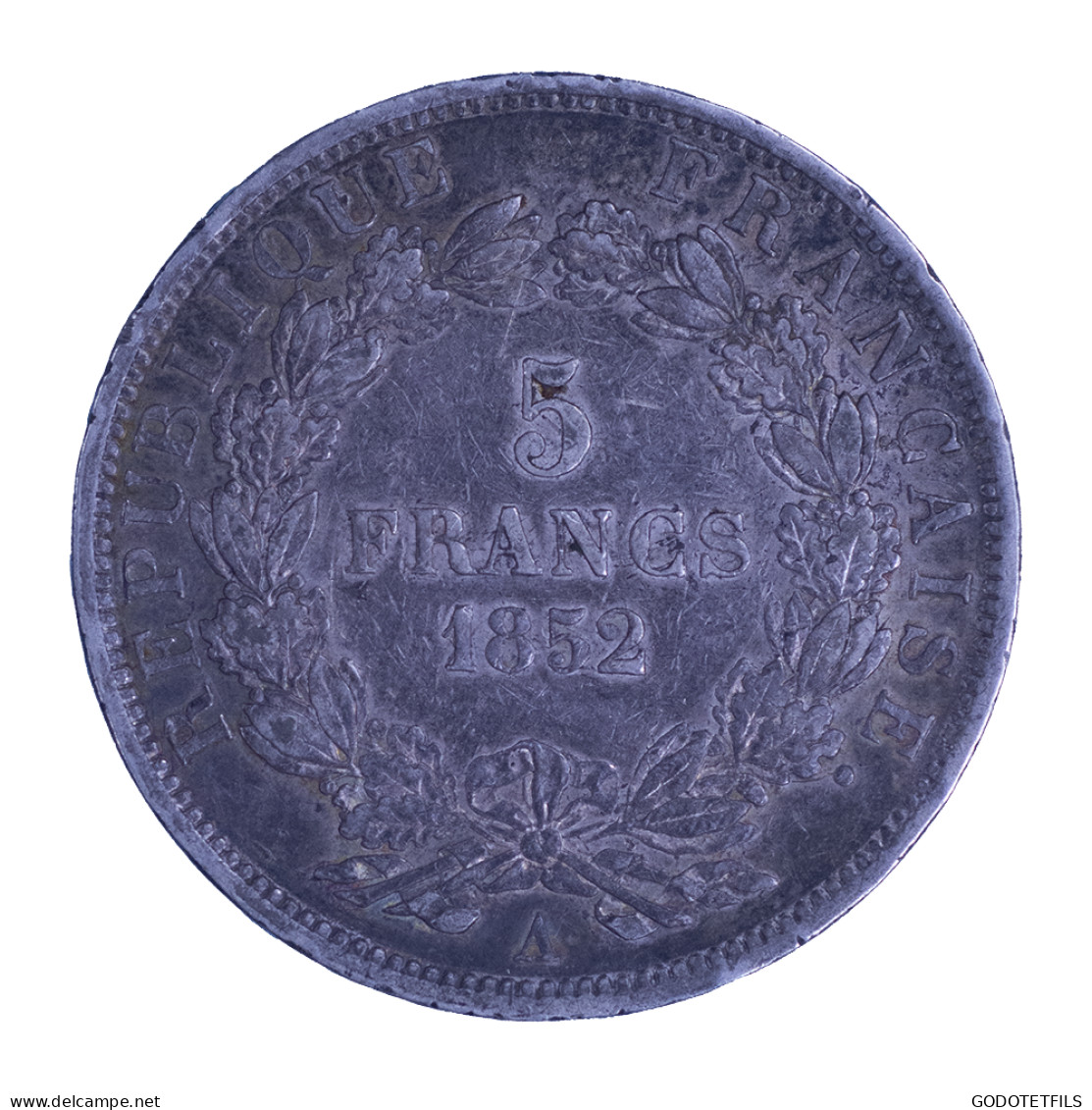 Louis Napoléon Bonaparte-5 Francs 1852 Paris - 5 Francs