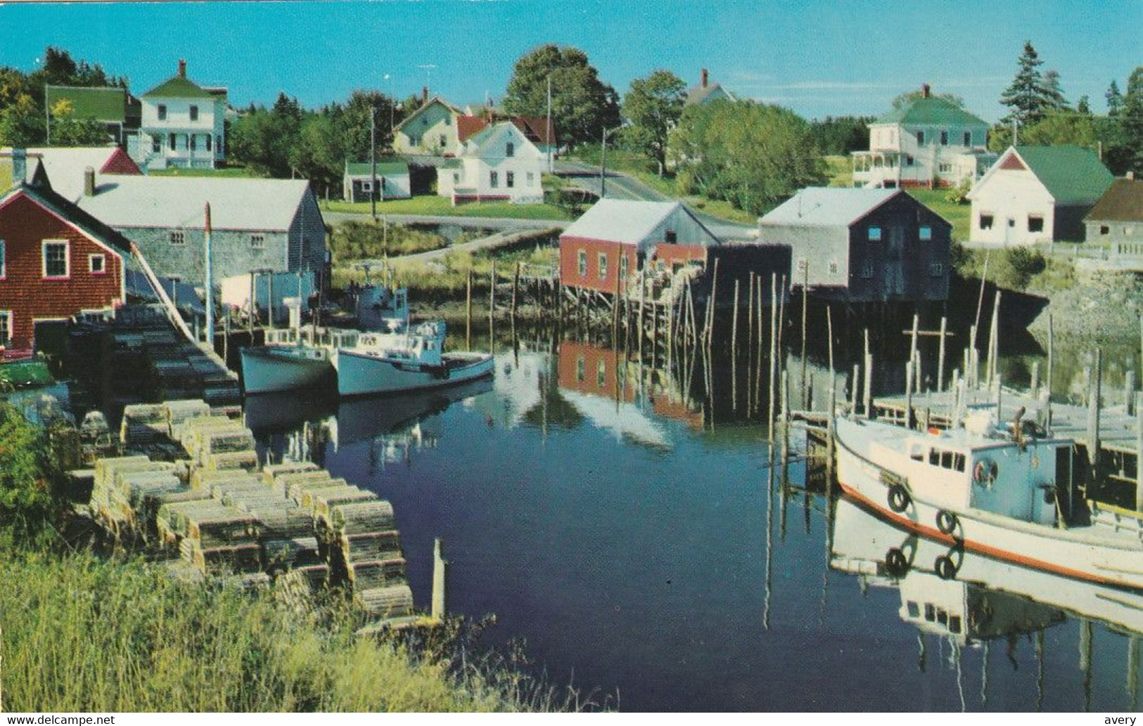 Fishing Village, Grand Mana Island, New Brunswick - Autres & Non Classés