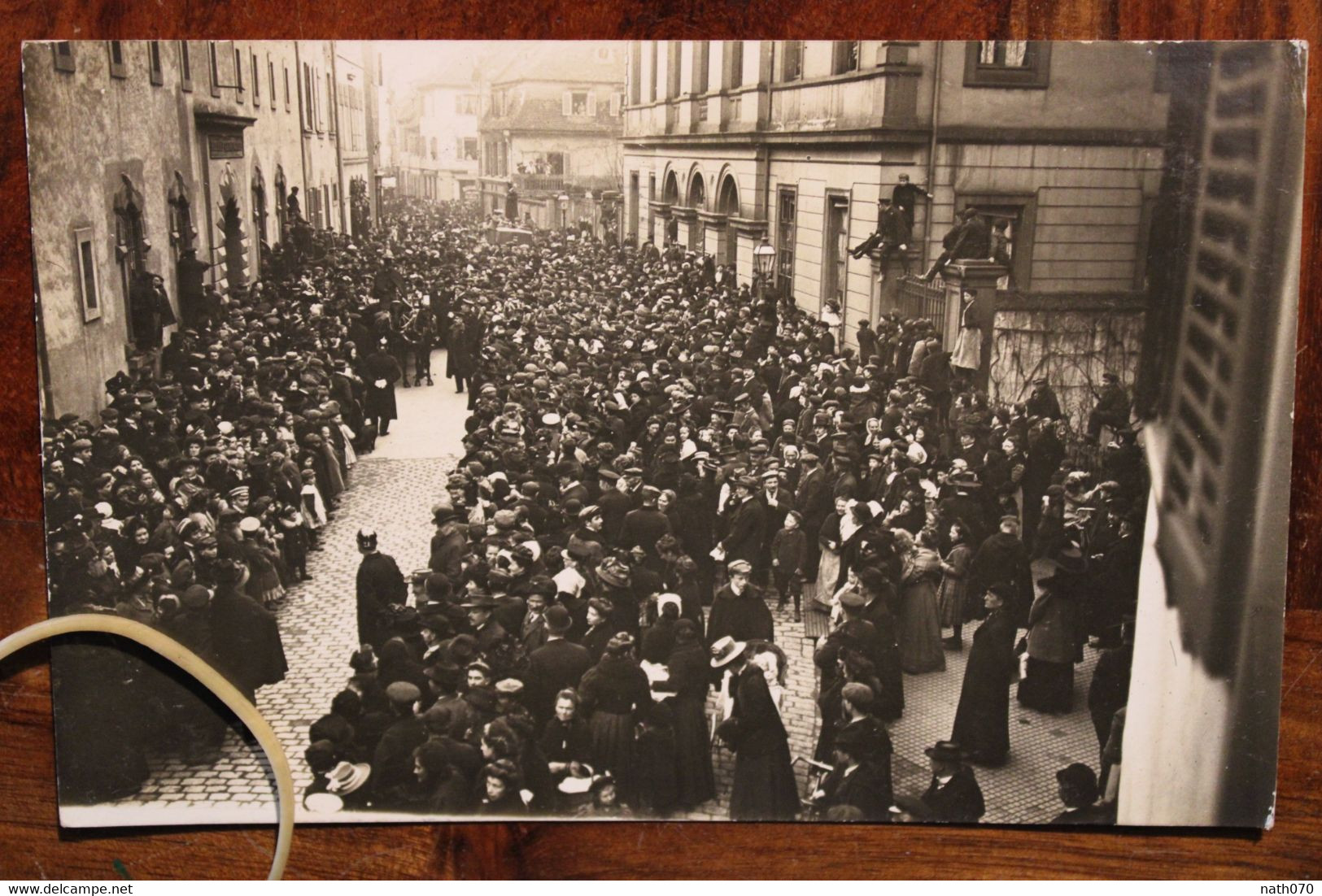 AK 1910 Cpa Carte Photo Sortie De Prison Abbé Wetterlé Colmar Gruss Aus Gruß Deutsches Reich Elsass Alsace - Other & Unclassified