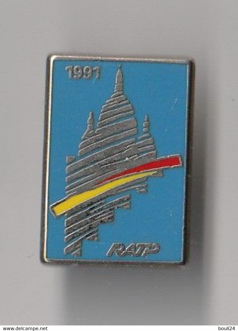 PIN'S   THEME SNCF   RATP   SACRE COEUR PARIS  BASILIQUE - TGV