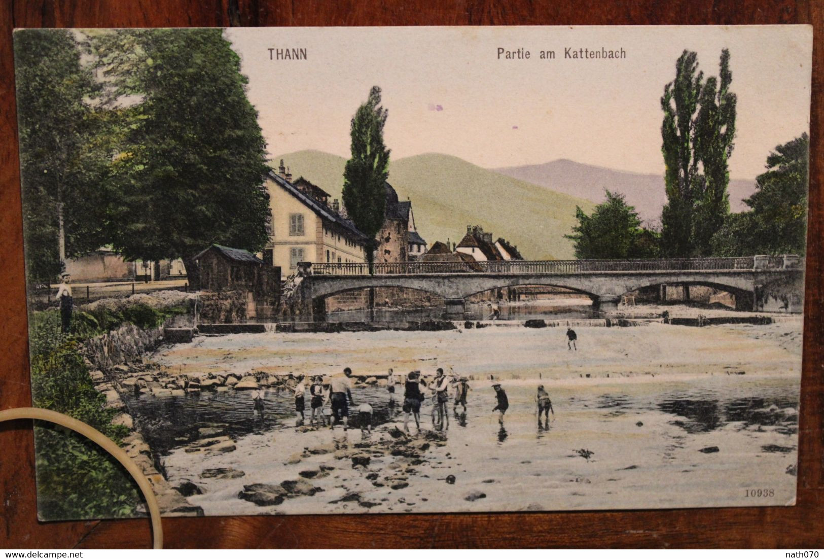 AK 1905 Cpa Gruss Aus Gruß Thann Partie Am Kattenbach Deutsches Reich Litho Elsass Souvenir Animée - Thann